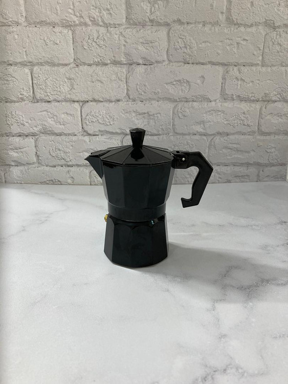 عکس موکاپات اسپرسو ساز روگازی تمام مشکی 2 کاپ