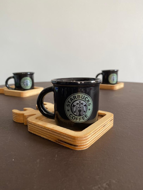 زیر ماگی چوبی