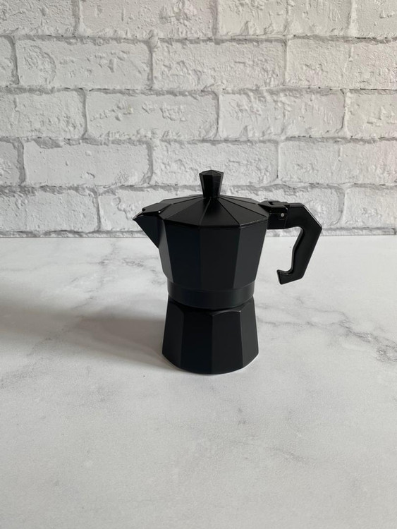 عکس موکاپات اسپرسو ساز روگازی تمام مشکی 3 کاپ