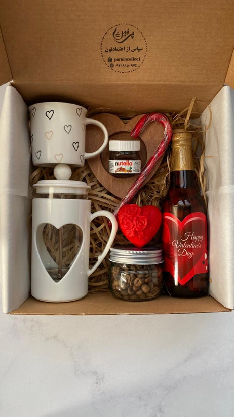 پک هدیه ولنتاین لوکس و زیبا - مناسب برای روز عشق و مناسبتهای خاص