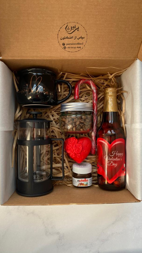 باکس هدیه ولنتاین با طراحی زیبا و محتوای متنوع - هدیهای شیک برای هر مناسبت