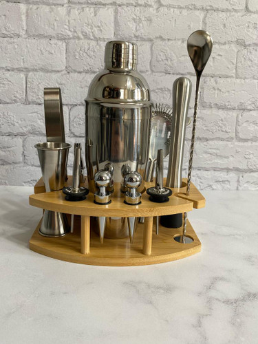 ست بار سرد با استند چوبی