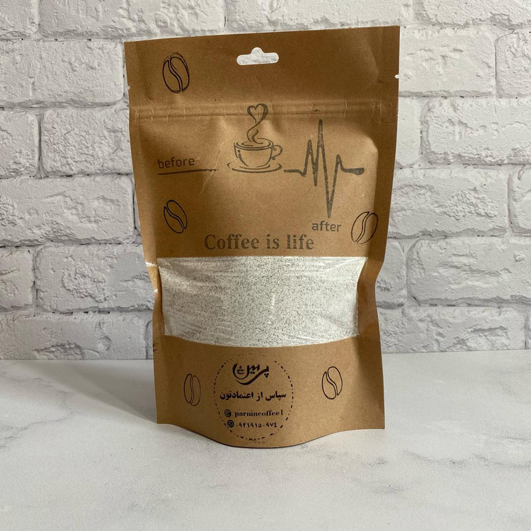 پودر کاپوچینو فوری با بسته بندی