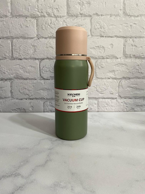 فلاسک دمنوش با بند سیلیکونی، مناسب برای استفاده در دانشگاه، باشگاه و سفر