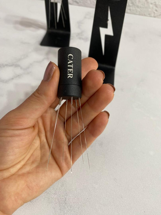 نیدل مگنتی با استند برند گتر برای توزیع پودر قهوه در پرتافیلتر اسپرسو