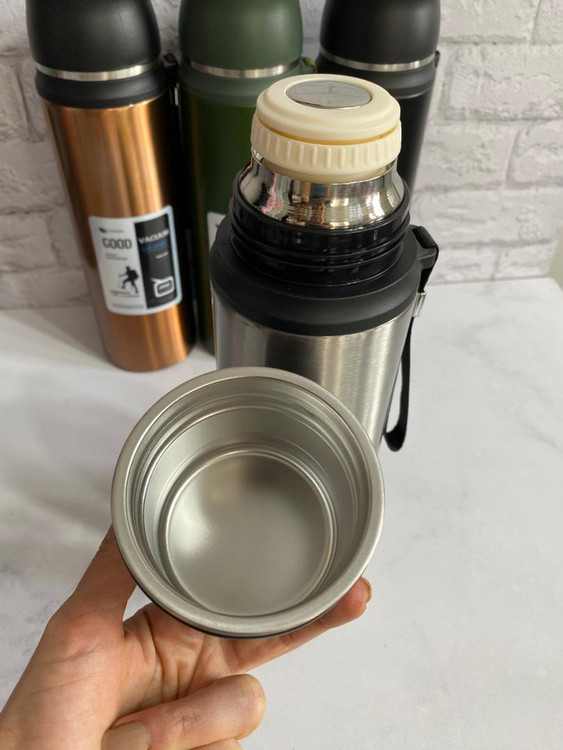 فلاسک سفری دوجداره مناسب قهوه و چای