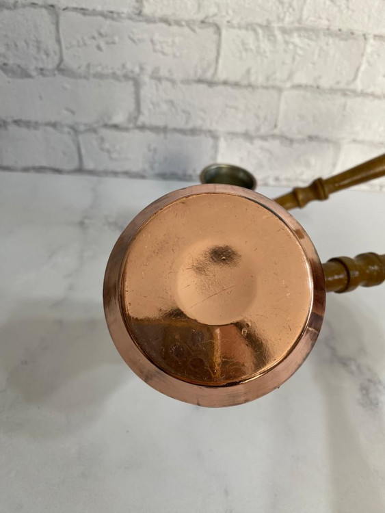 جذوه سنتی قهوه ترک ساختهشده از مس با روکش مشکی