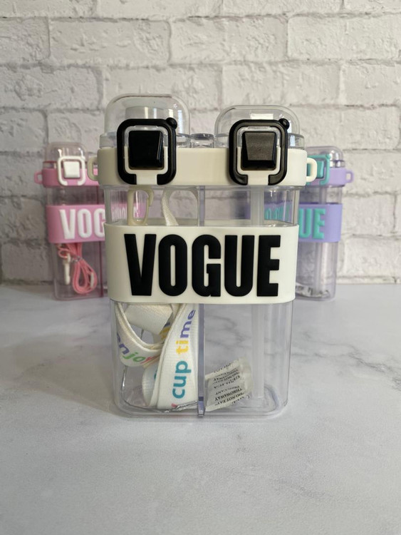 قمقمه دوقلو نیدار و آساننوش با درب وکیوم ضدنشت