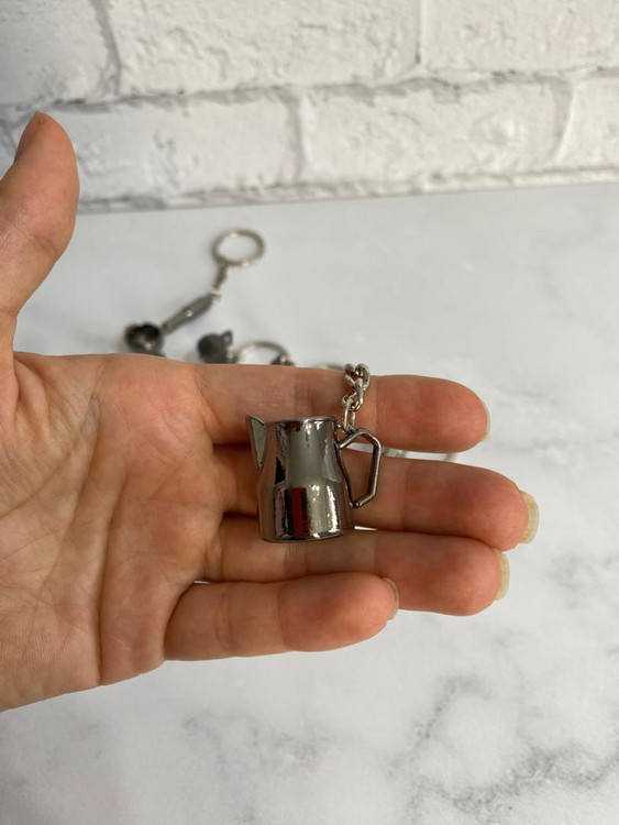 جاکلیدی استیل وارداتی با طرح پیچر