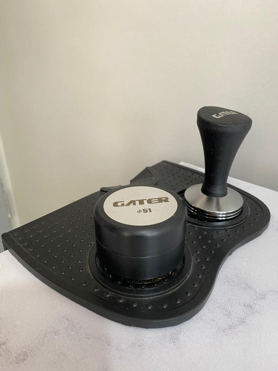 تمپرمت قهوه گتر با جای تمپر و لولر