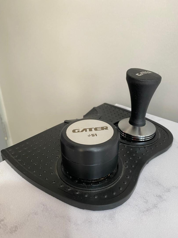 تمپرمت قهوه گتر با جای تمپر و لولر