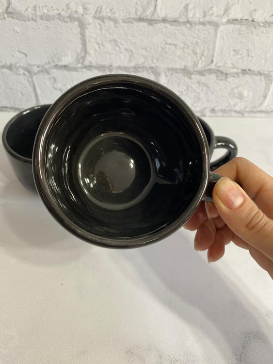 لیوان لاته خوری مشکی جهت لته و کاپوچینو