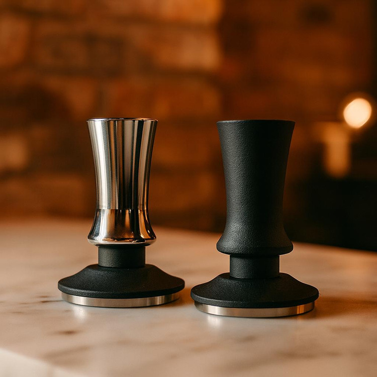 تمپر قهوه ارگونومیک با مکانیزم فنری و طراحی دقیق