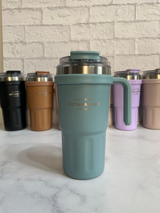 تراول ماگ دسته دار رنگی