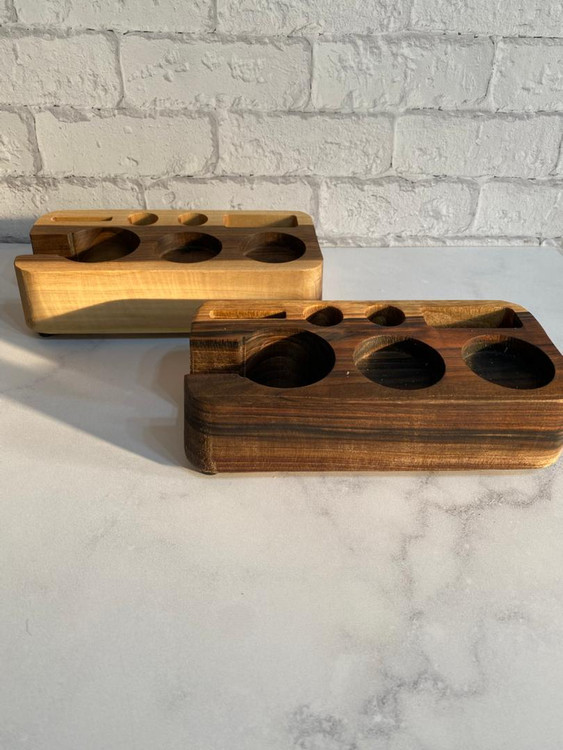 استند چوبی لوازم قهوه