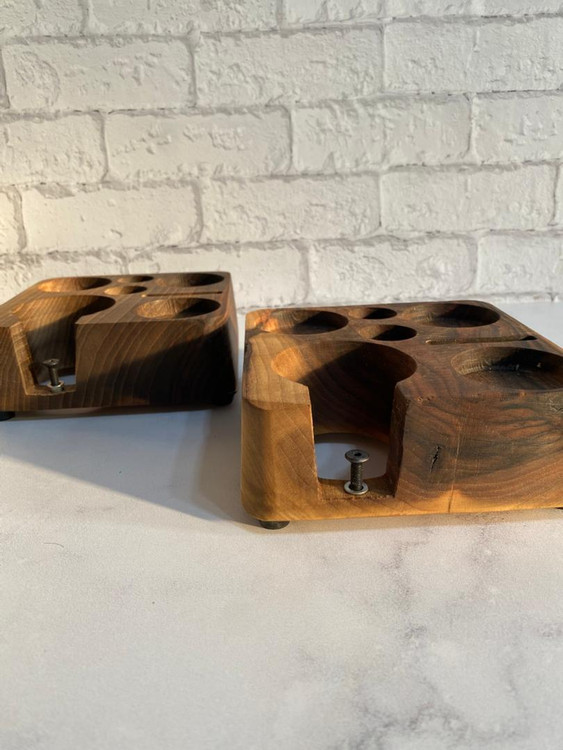 استند لوازم قهوه چوبی مربع سایز 51