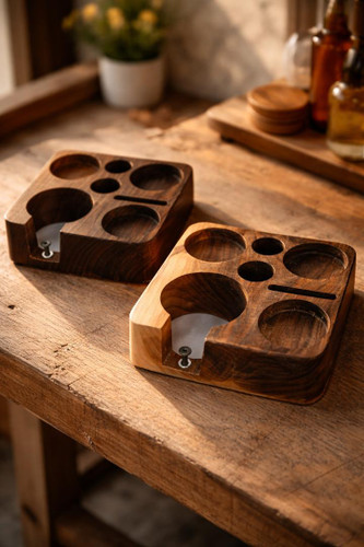 استند پرتافیلتر چوبی مربع سایز 51