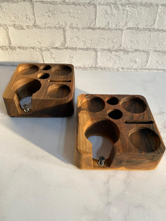 استند پرتافیلتر چوبی مربع سایز 51 چوب گردو