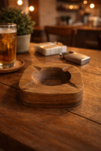 زیر سیگاری چوبی