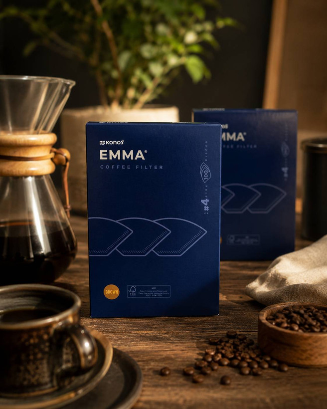 فیلتر قهوه کاغذی EMMA سایز ۴ بسته ۱۰۰ عددی
